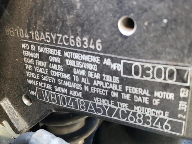 2000 BMW R1100 RT WB10418A5YZC68346