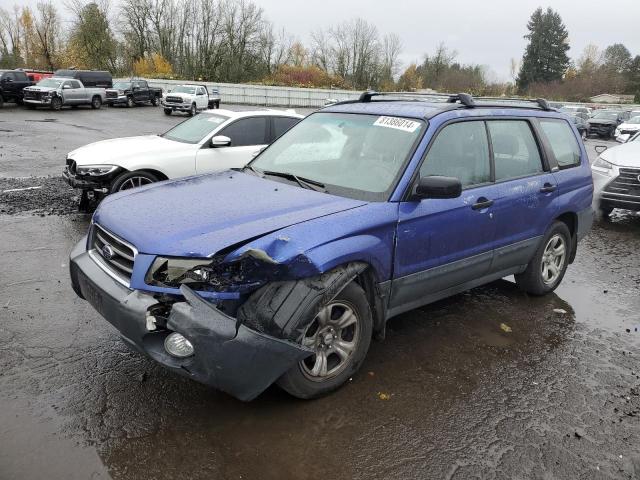 SUBARU FORESTER 2 2004 blue  gas JF1SG636X4H736142 photo #1