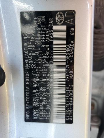 2T1BURHE4GC606273 2016 TOYOTA COROLLA
