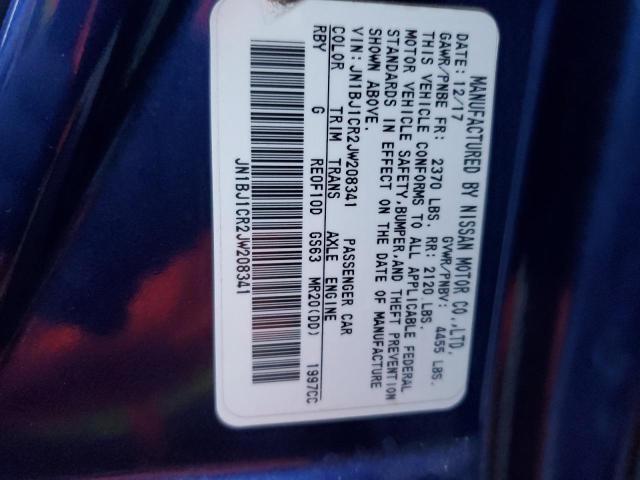 2018 NISSAN ROGUE SPOR - JN1BJ1CR2JW208341
