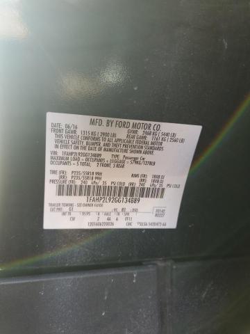 2016 FORD TAURUS POL - 1FAHP2L92GG134889