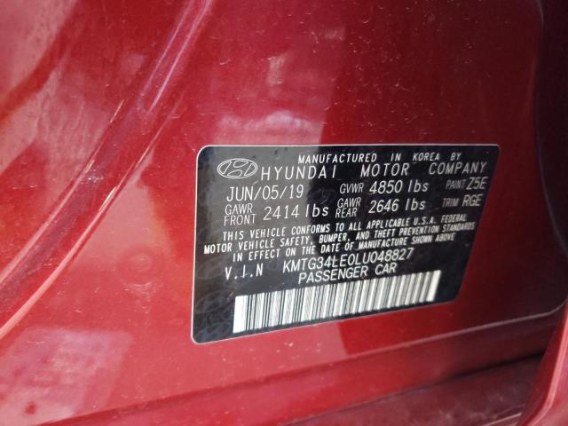 2020 GENESIS G70 PRESTI - KMTG34LE0LU048827
