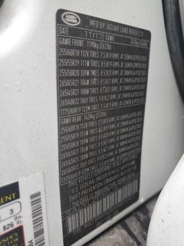 2018 LAND ROVER RANGE ROVE - SALYL2RX0JA739864