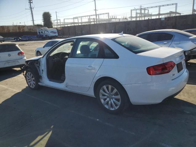 AUDI A4 PREMIUM 2012 white  gas WAUAFAFL1CN000958 photo #3