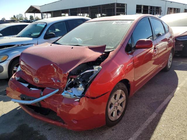 TOYOTA PRIUS 2007 red  hybrid engine JTDKB20U977685473 photo #1