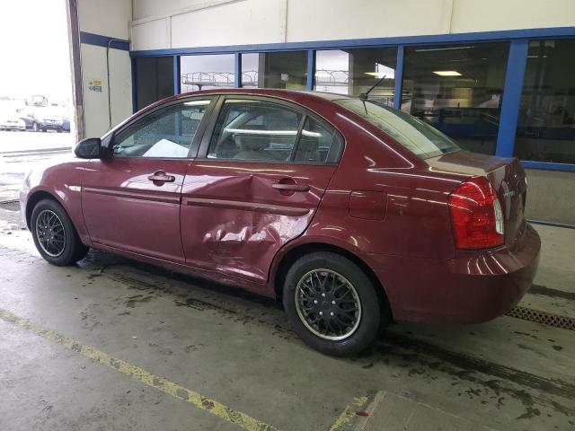 HYUNDAI ACCENT GLS 2007 maroon  gas KMHCN46C07U113503 photo #3