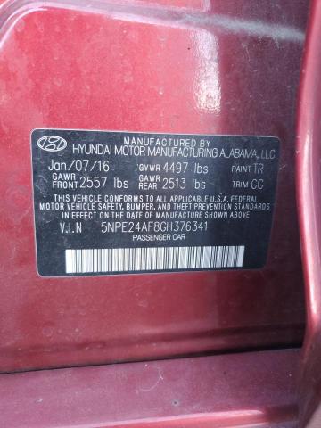 2016 HYUNDAI SONATA SE - 5NPE24AF8GH376341