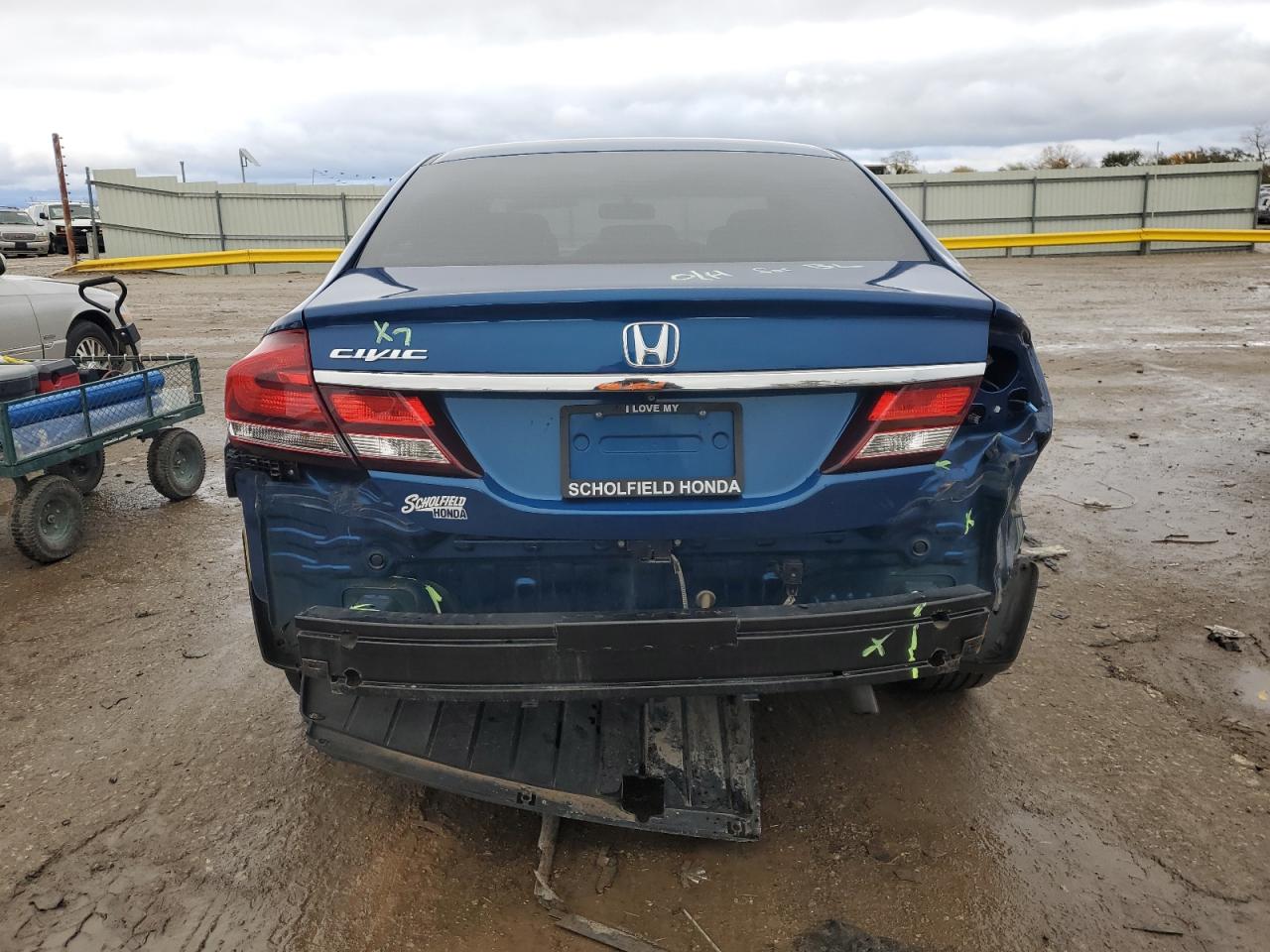 Lot #2996601700 2015 HONDA CIVIC EX