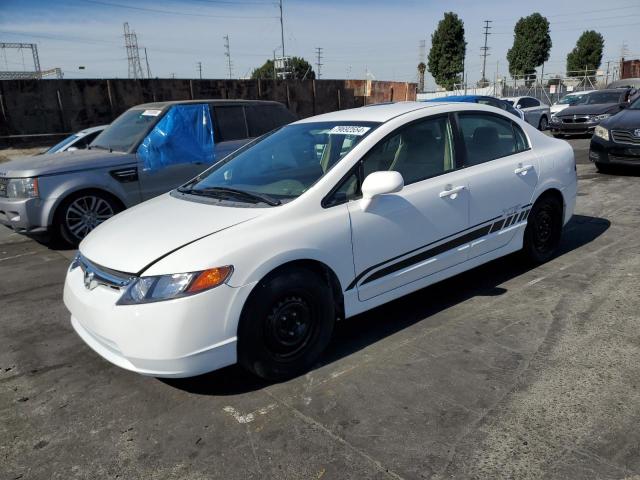 HONDA CIVIC GX 2008 white  compressed natural gas 1HGFA465X8L000360 photo #1