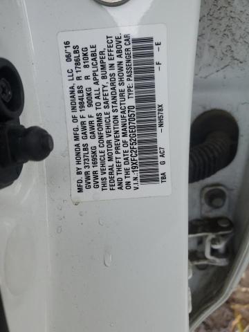 2016 HONDA CIVIC LX - 19XFC2F52GE070570