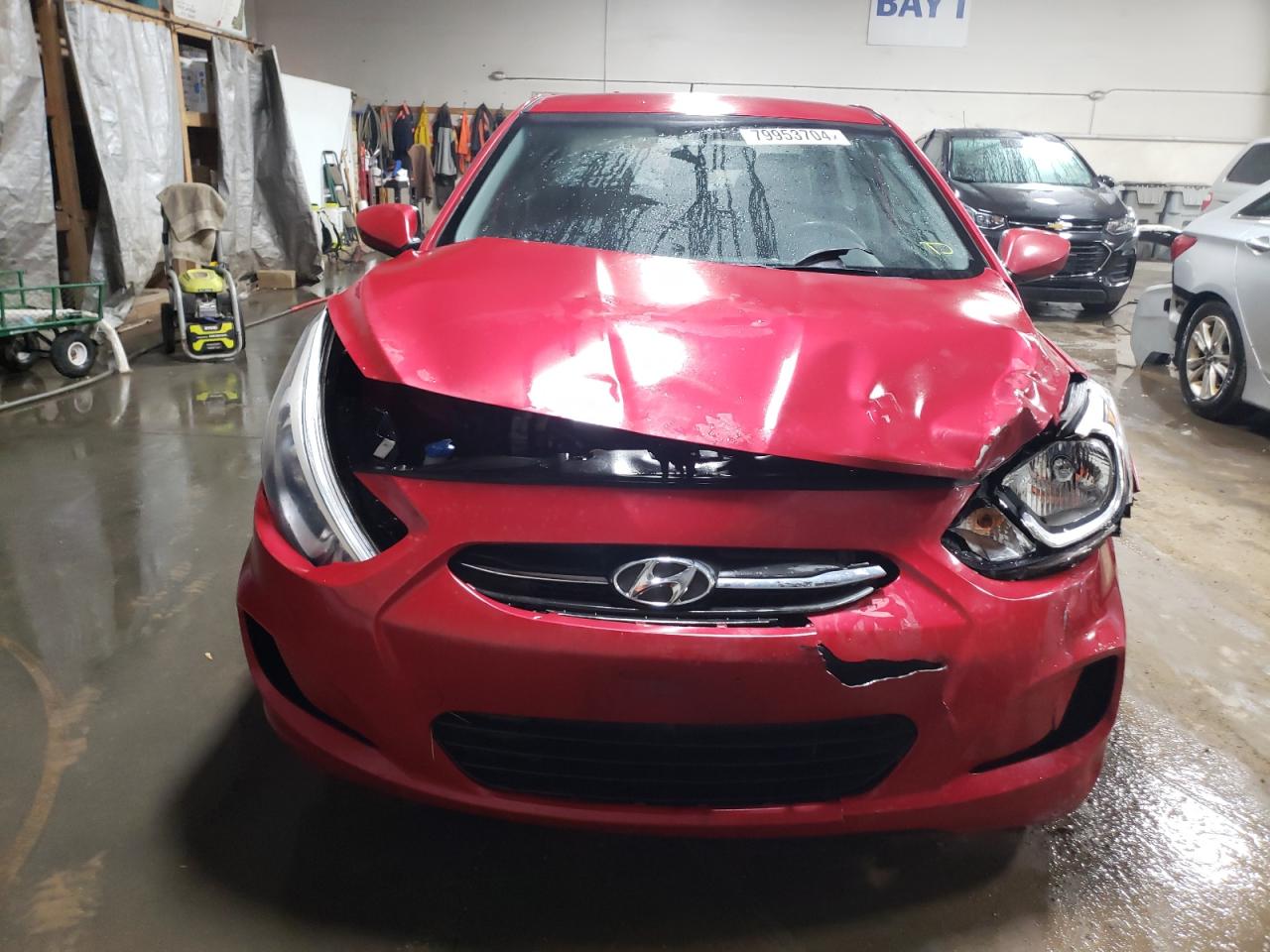 Lot #2976951631 2015 HYUNDAI ACCENT GLS