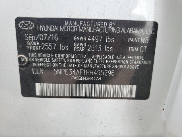 2017 HYUNDAI SONATA SPO - 5NPE34AF1HH495296