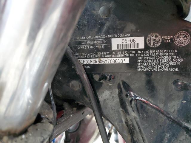 2006 HARLEY-DAVIDSON FLHCS 1HD1FCW306Y708618