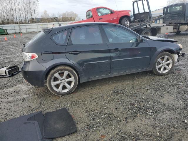 SUBARU IMPREZA OU 2008 black  gas JF1GH63658G837913 photo #4