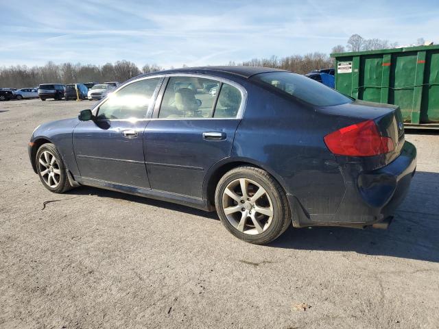 INFINITI G35 2006 blue sedan 4d gas JNKCV51F56M606120 photo #3