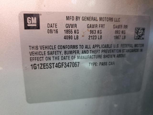 2016 CHEVROLET MALIBU LT - 1G1ZE5ST4GF347067