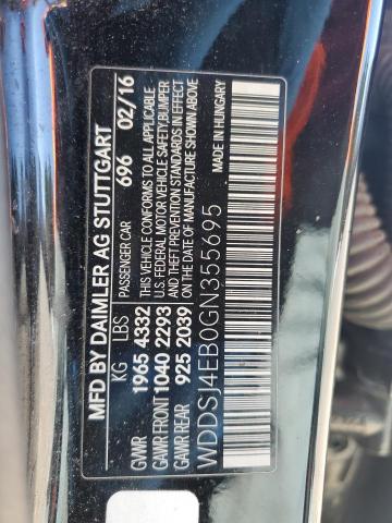 2016 MERCEDES-BENZ CLA 250 - WDDSJ4EB0GN355695
