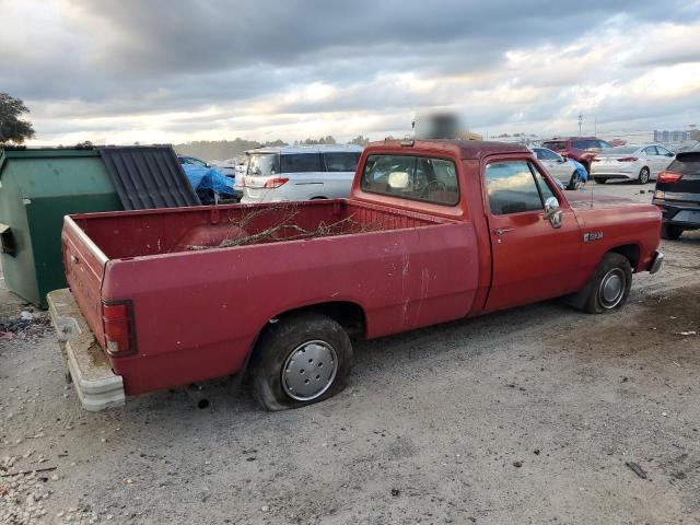 DODGE D-SERIES D 1990 red pickup gas 1B7GE16Y7LS601191 photo #4