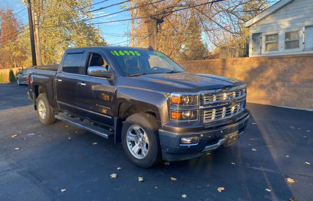 CHEVROLET SILVERADO 2015 charcoal  gas 3GCUKSEC9FG146251 photo #1