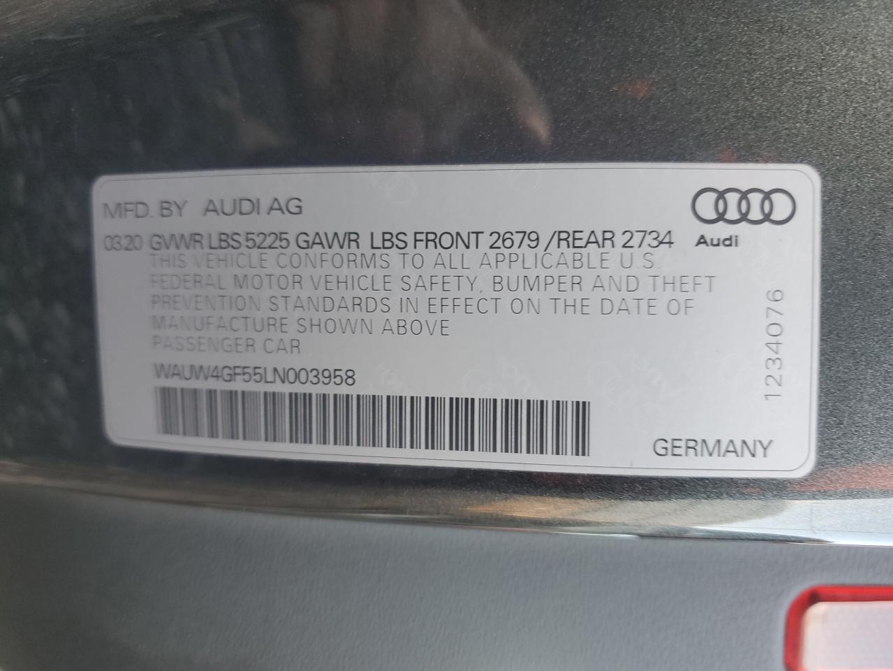 Lot #3044690219 2020 AUDI S5 PREMIUM