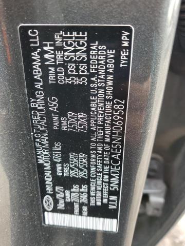 2022 HYUNDAI TUCSON LIM - 5NMJECAE5NH069582