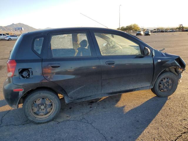 CHEVROLET AVEO BASE 2006 black  gas KL1TD666X6B536619 photo #4