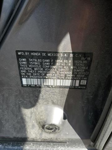 2015 HONDA FIT EX - 3HGGK5H81FM770960