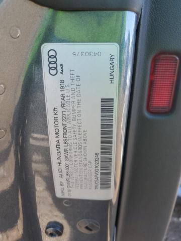 2016 AUDI TT TRUC5AFV0G1023246