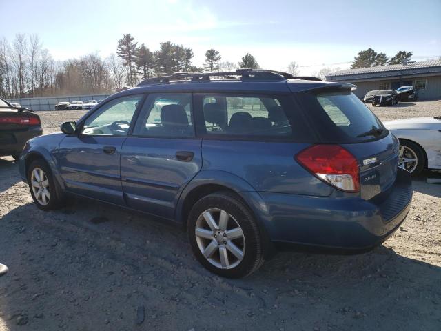 SUBARU OUTBACK 2. 2008 blue  gas 4S4BP61C987320836 photo #3