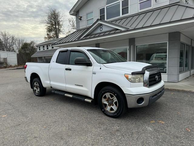 TOYOTA TUNDRA DOU 2008 white crew pic gas 5TBBT54198S458587 photo #1