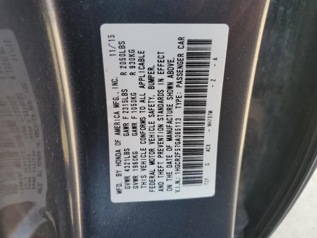 2016 HONDA ACCORD SPO - 1HGCR2F57GA065113