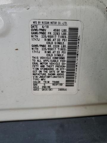 2018 NISSAN ROGUE S - JN8AT2MT7JW470072