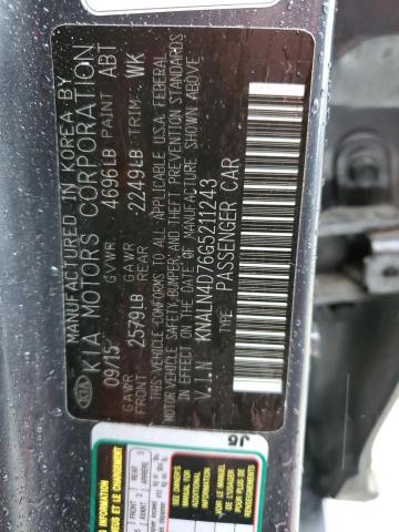 2016 KIA CADENZA LU - KNALN4D76G5211243