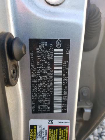 2018 TOYOTA CAMRY L - 4T1B11HK5JU653527