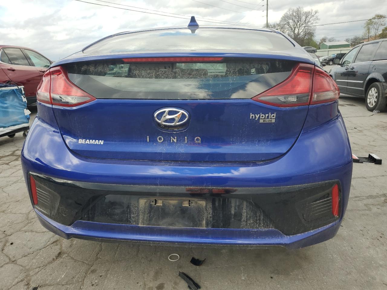 Lot #3038025189 2019 HYUNDAI IONIQ BLUE