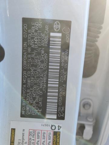 2020 TOYOTA C-HR XLE - JTNKHMBX6L1092289