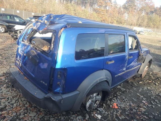 DODGE NITRO SXT 2007 blue  gas 1D8GU28K97W583553 photo #4