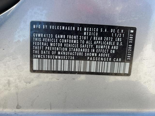 2021 VOLKSWAGEN JETTA S - 3VWC57BU2MM092736