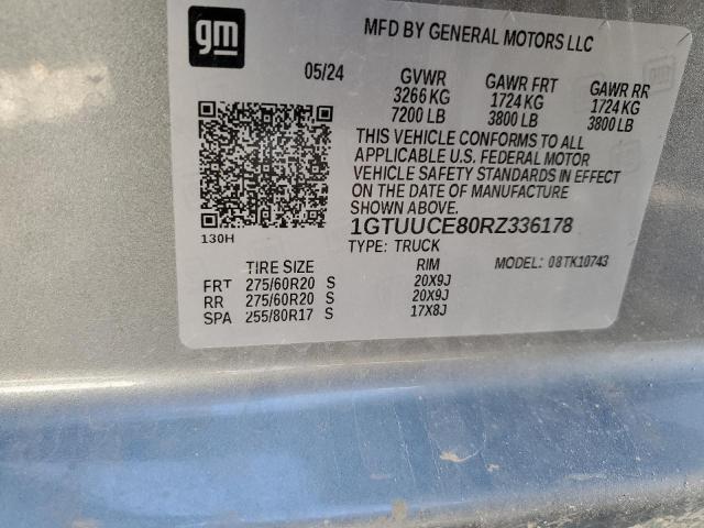 2024 GMC SIERRA K15 1GTUUCE80RZ336178