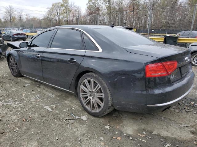 AUDI A8 L QUATT 2011 black  gas WAURVAFD8BN014272 photo #3