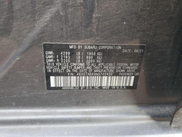 2022 SUBARU IMPREZA - 4S3GTAB69N3702420