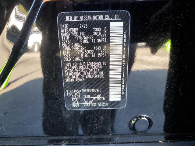 2023 NISSAN ARMADA PLA - JN8AY2DA2P9403970