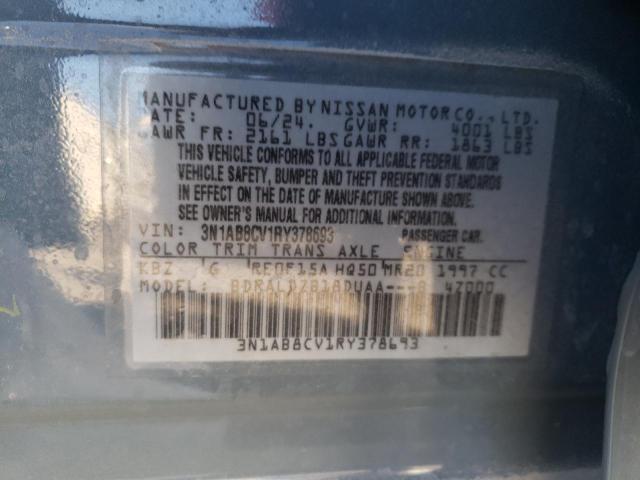 2024 NISSAN SENTRA SV - 3N1AB8CV1RY378693