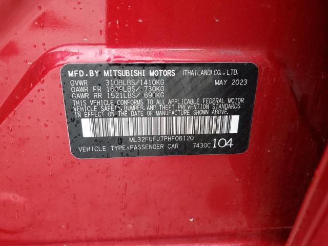 2023 MITSUBISHI MIRAGE G4 - ML32FUFJ7PHF06120