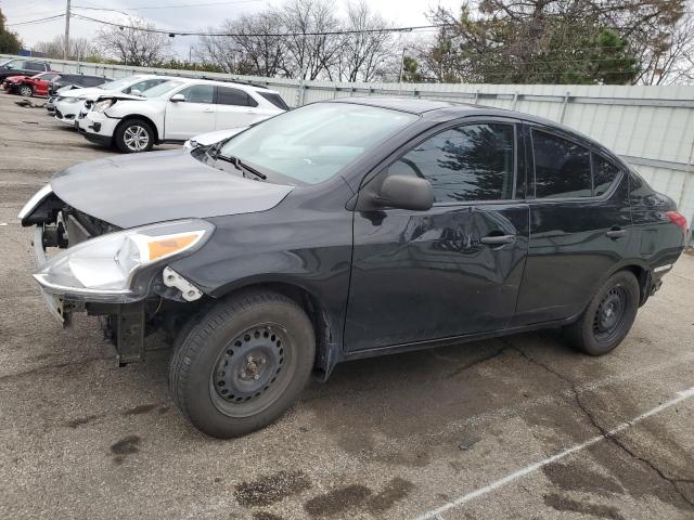 NISSAN VERSA S 2015 black  gas 3N1CN7AP6FL923780 photo #1