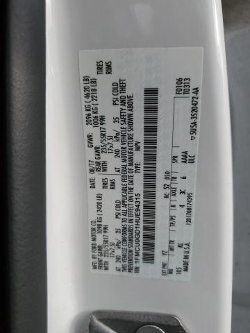 2017 FORD ESCAPE SE - 1FMCU0GD1HUE94315