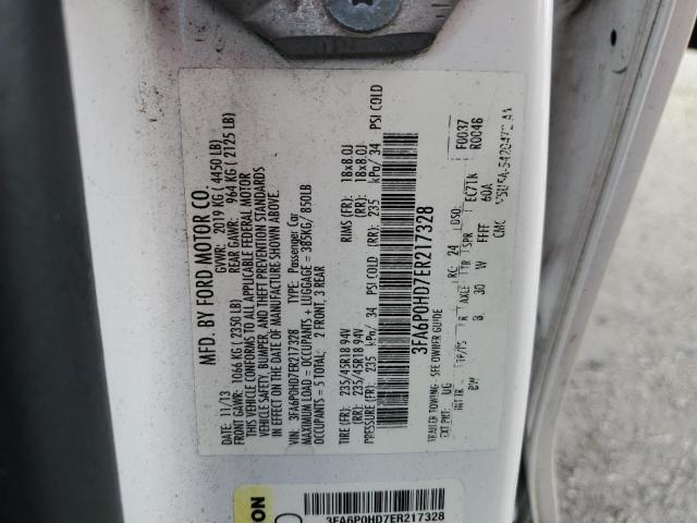 VIN 3FA6P0HD7ER217328 2014 Ford Fusion, SE no.12