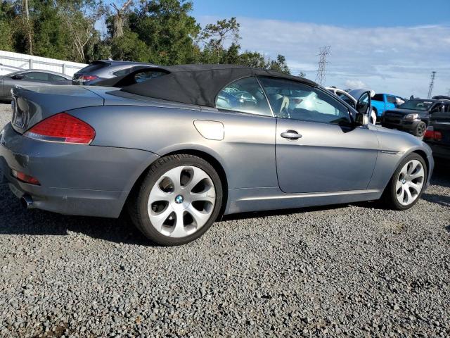 BMW 650 I 2006 gray converti gas WBAEK13426CN79338 photo #4