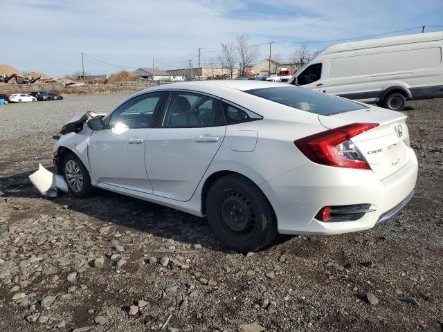 HONDA CIVIC LX 2019 white  gas 2HGFC2F62KH573698 photo #3