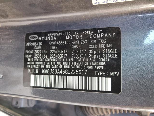 2016 HYUNDAI TUCSON LIM - KM8J33A46GU225617